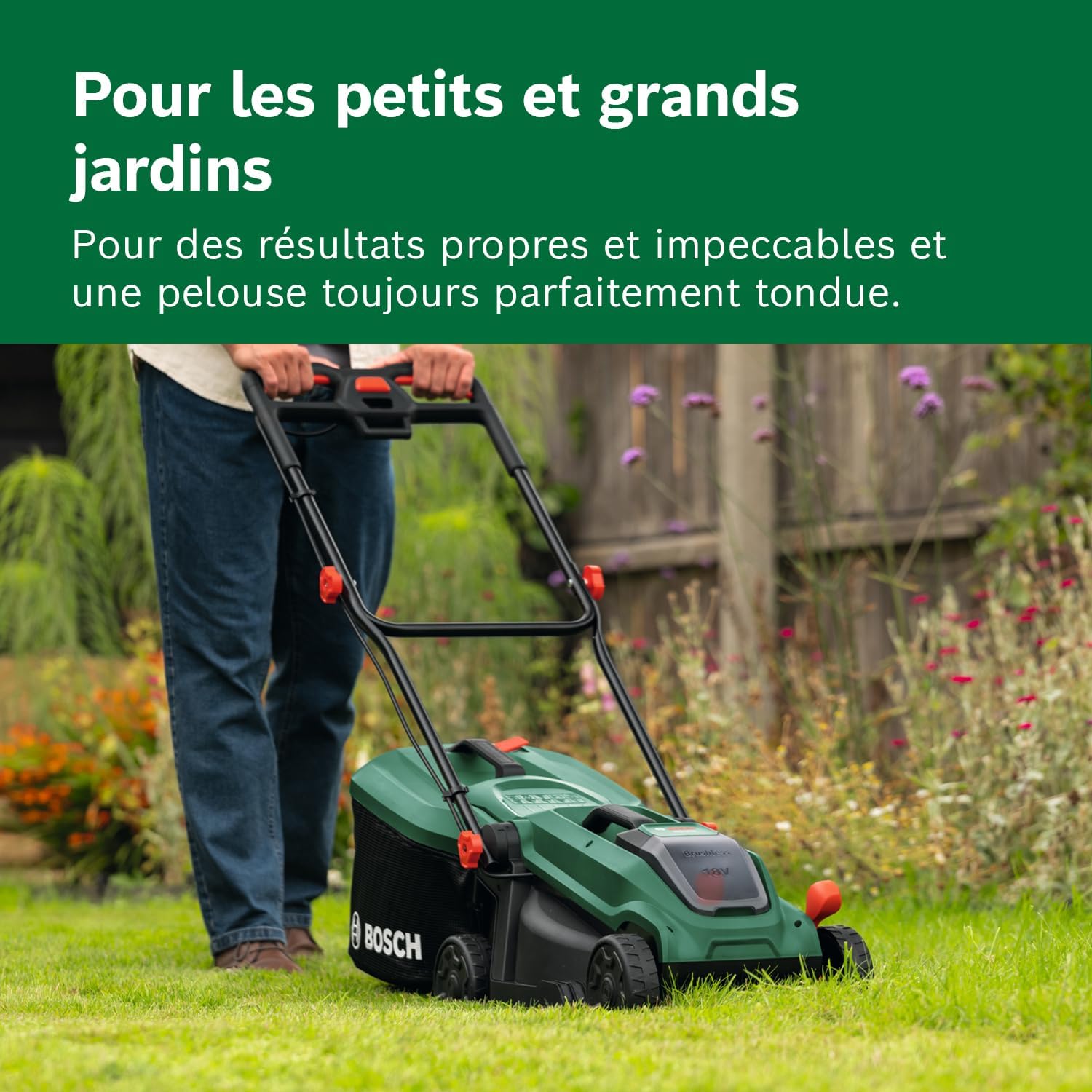Thumbnail 3 de Bosch Tondeuse à Gazon sans-Fil ROTAK18V-32 — 32 cm, mulching, 18V, 4,0Ah