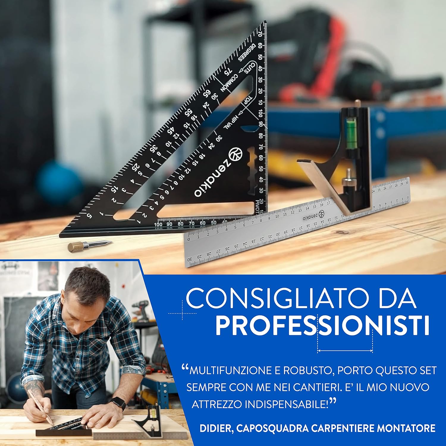 Thumbnail 6 de Squadra falegname 300 mm 🛠
