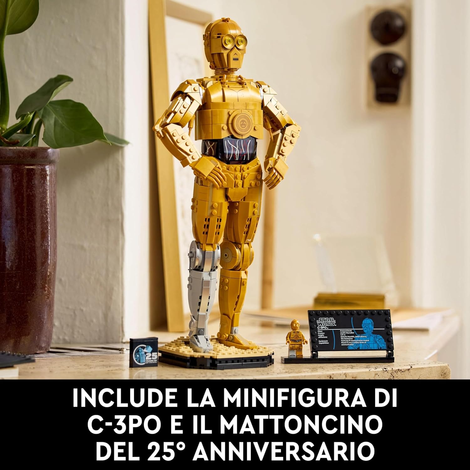 Thumbnail 4 de LEGO Star Wars 75398 C-3PO – Modellino da costruire per esposizione