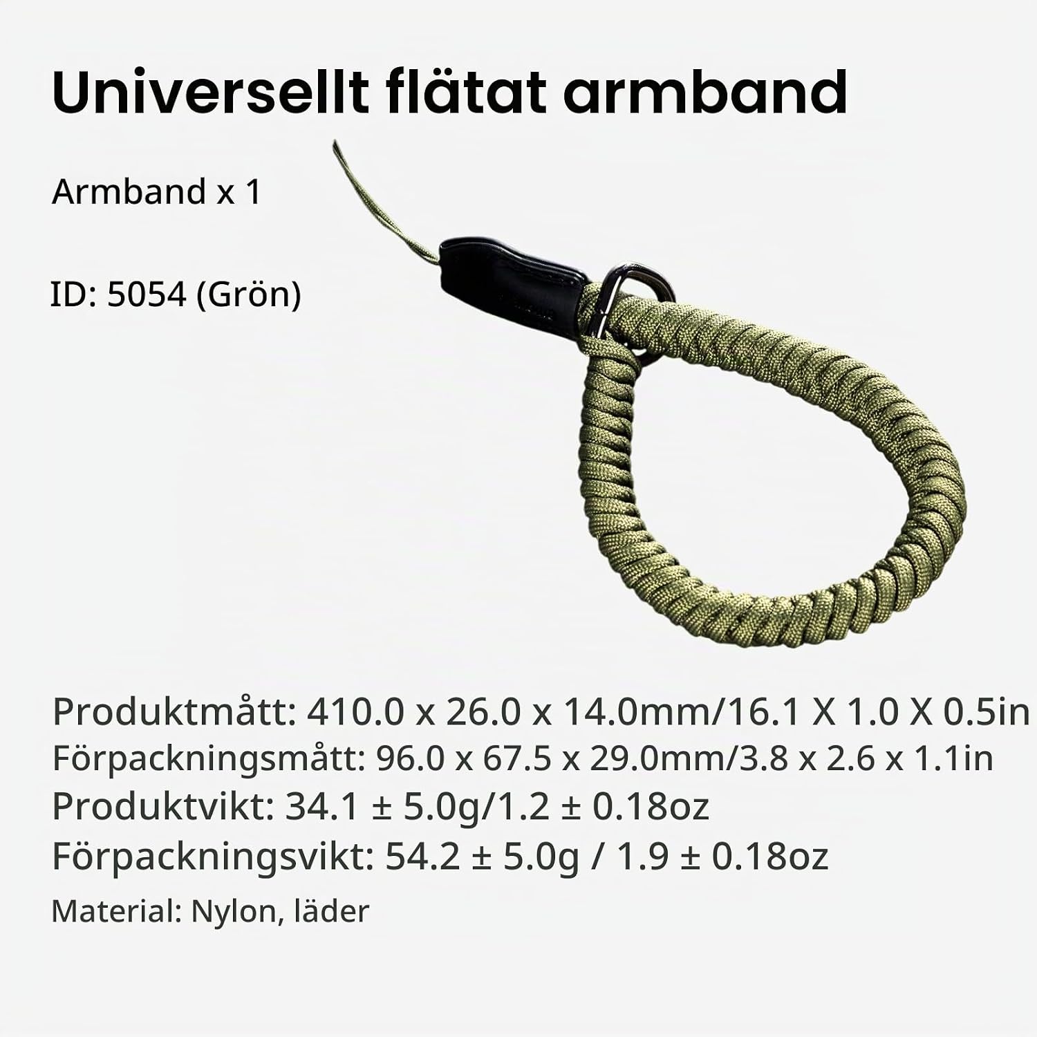 Thumbnail 5 de SmallRig Selection SMALLIRG kamerarem för handleden, flätad och justerbar