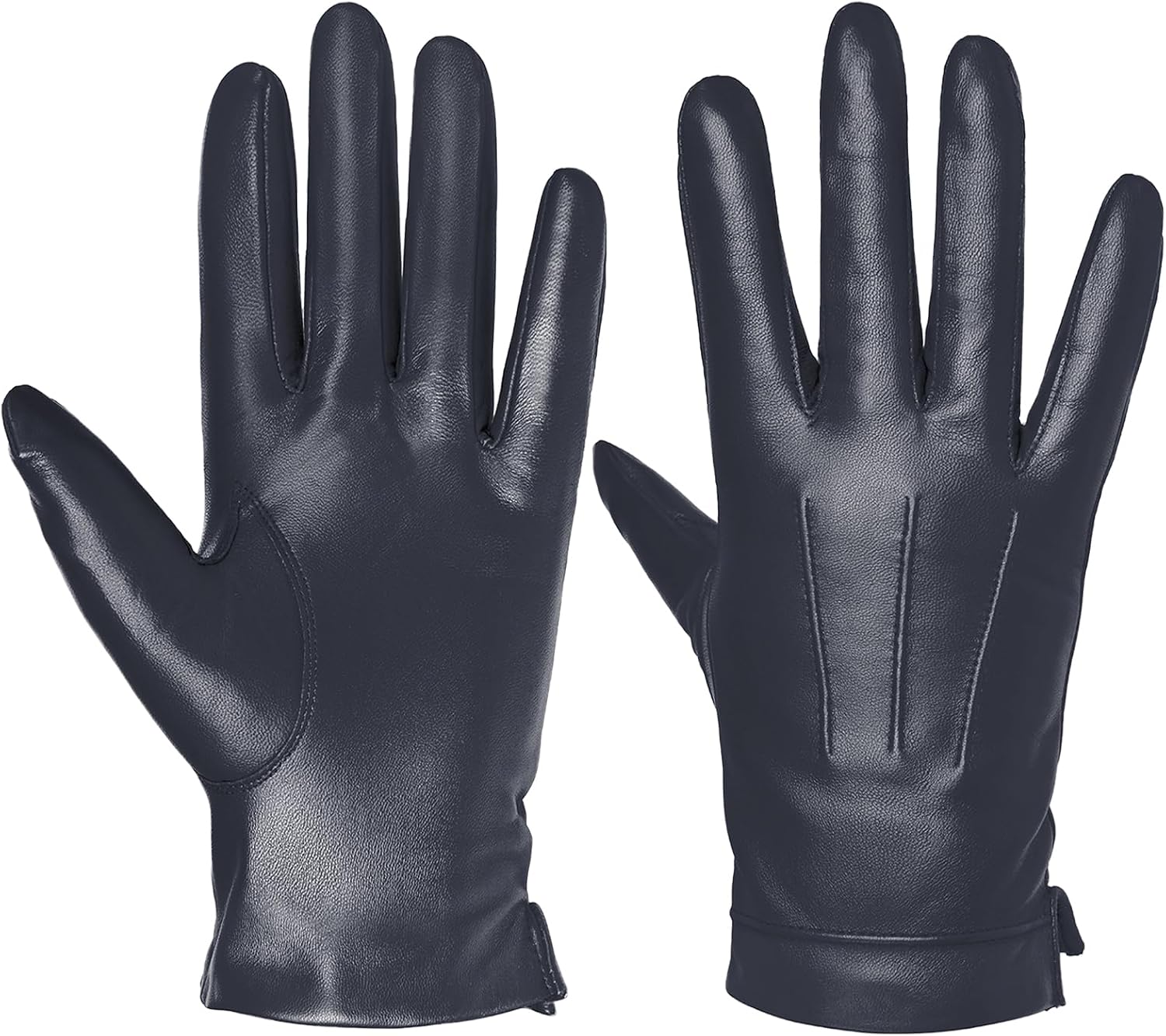 Thumbnail 5 de Harssidanzar SM052EU Guantes de cuero con cachemira