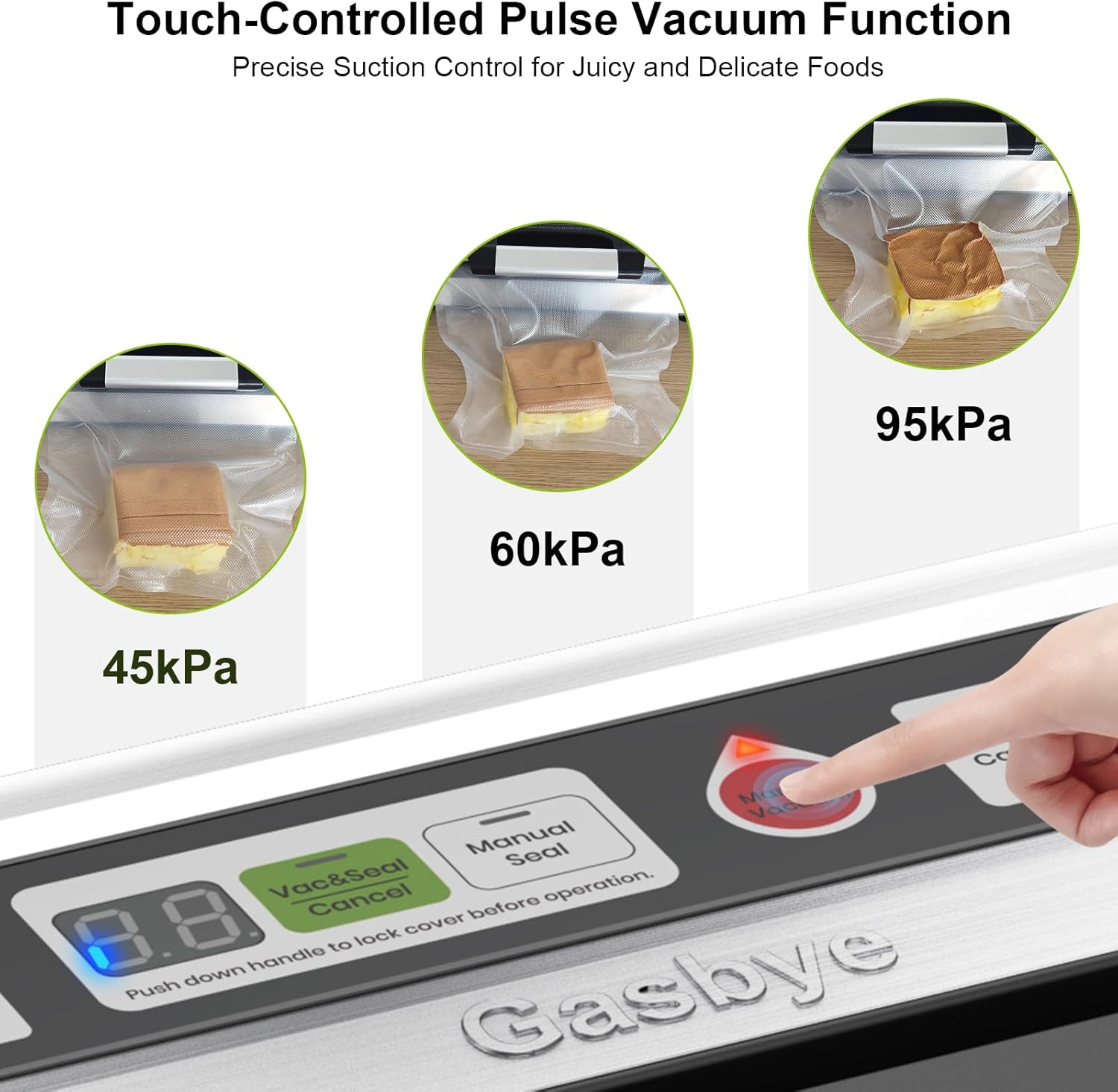 Thumbnail 5 de Gasbye VS5166 95kPa Vacuum Sealer Machine
