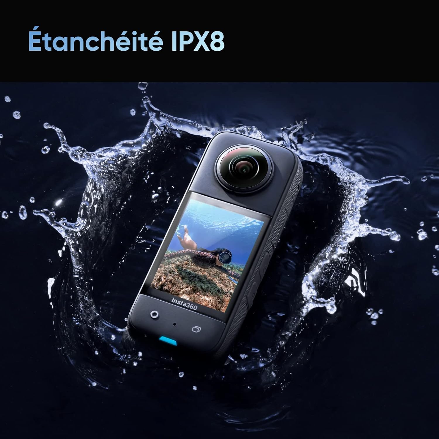 Thumbnail 6 de Insta360 Kit de Batterie X3 : action cam 360 étanche avec capteur 1/2", photos 72 MP et vidéo 5,7K