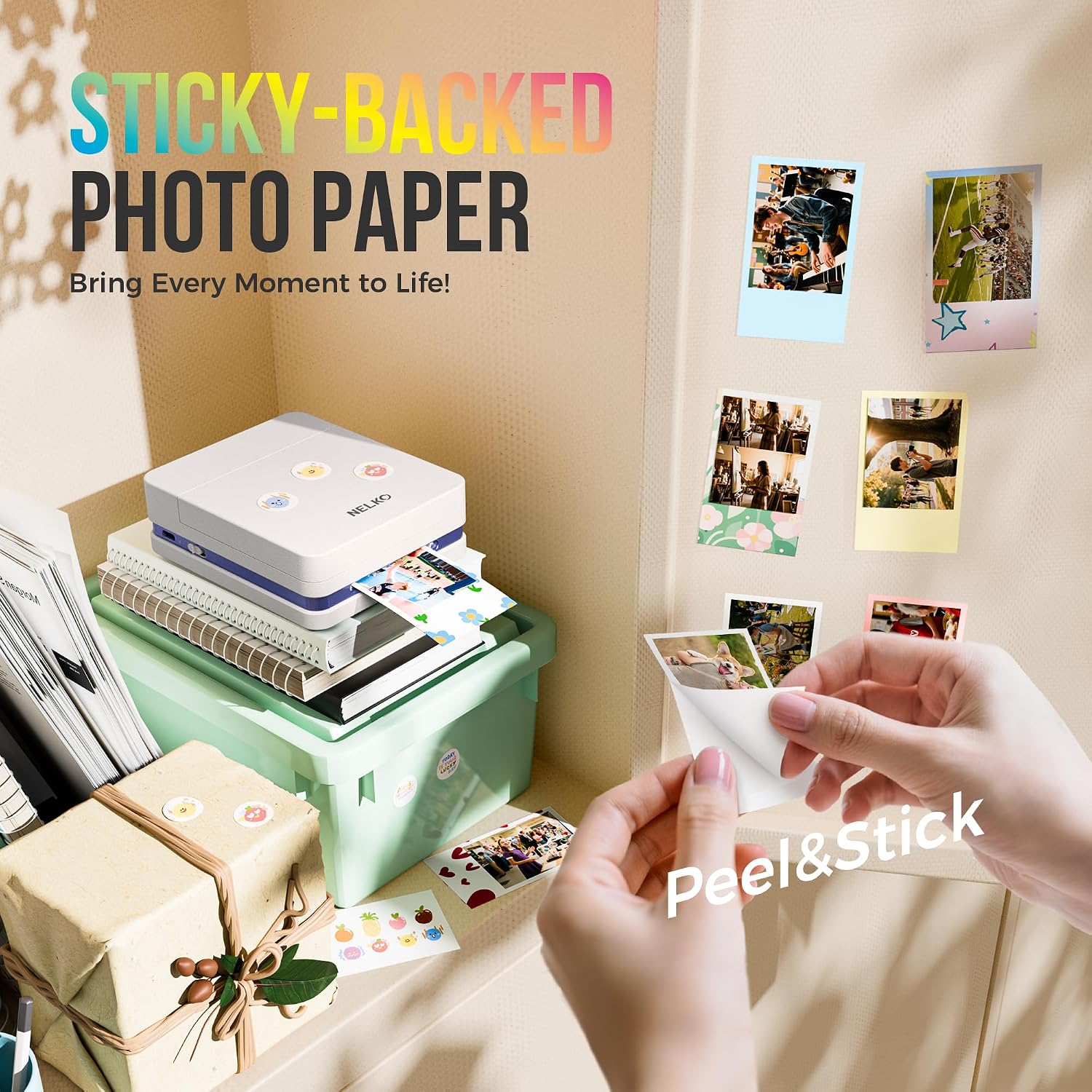 Detalle de Nelko 52.3x90mm Premium Photo Paper for PP01 Pocket Printer (50 Sheets)
