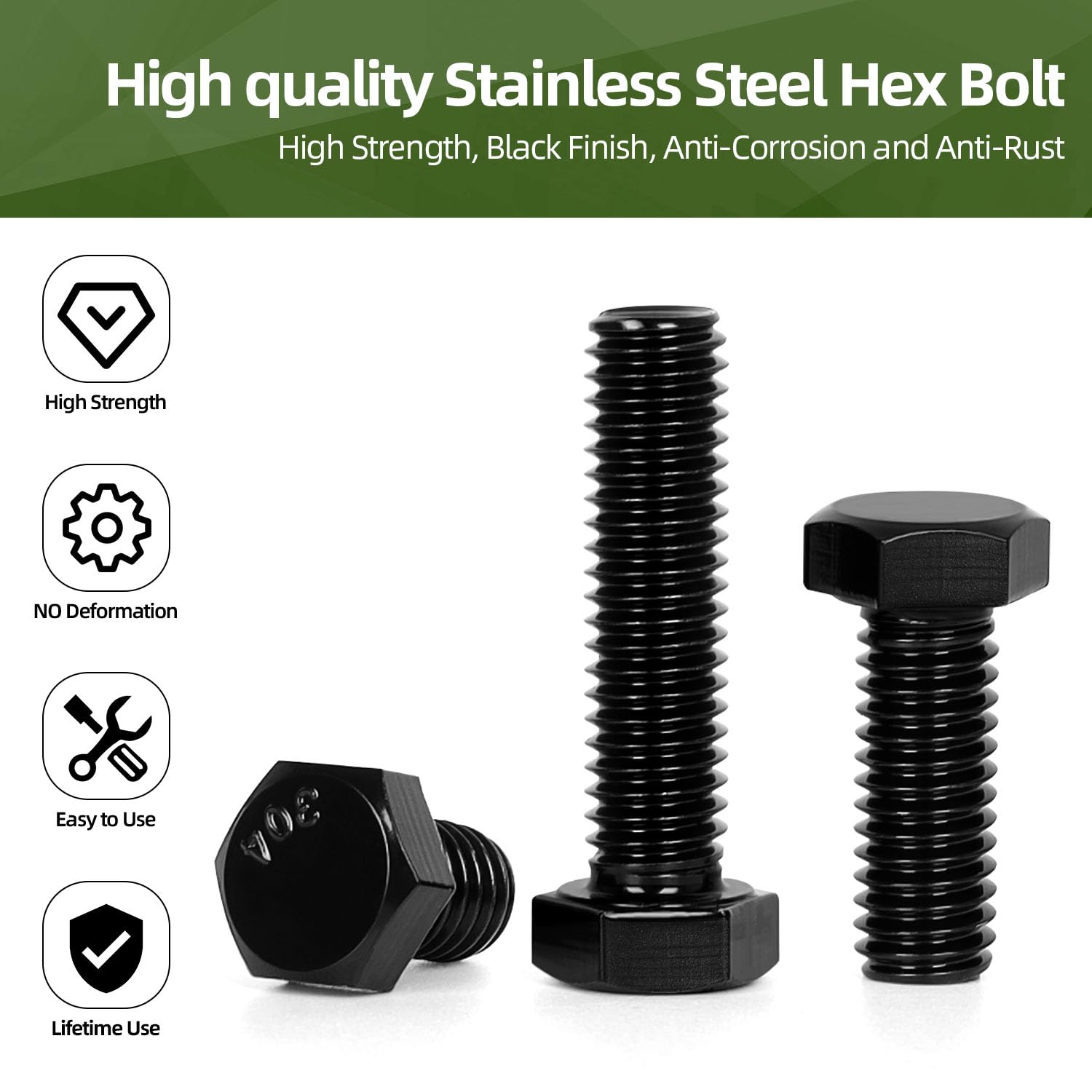 Detalle de Hex Head Bolts M6 x 40mm