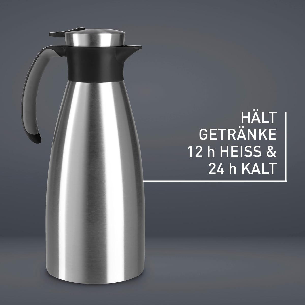 Thumbnail 6 de Emsa Soft Grip Isolierkanne 1,5 L – Edelstahl, auslaufsicher, rutschfester Griff