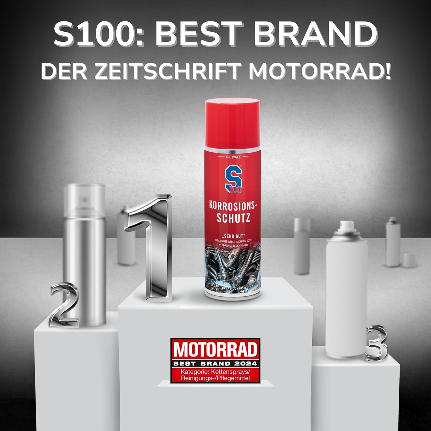 Thumbnail 2 de Dr. Wack S100 Korrosions-Schutz für Motorrad 300 ml – Rostschutzspray für Winterpflege