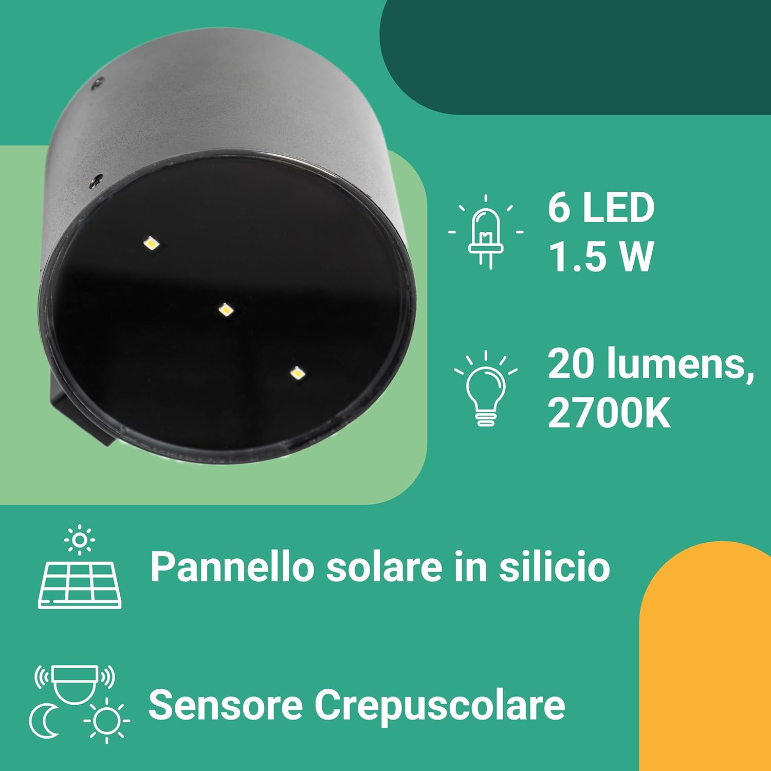 Thumbnail 5 de Proxinova Applique Solare LED 2 unità 🌞📡