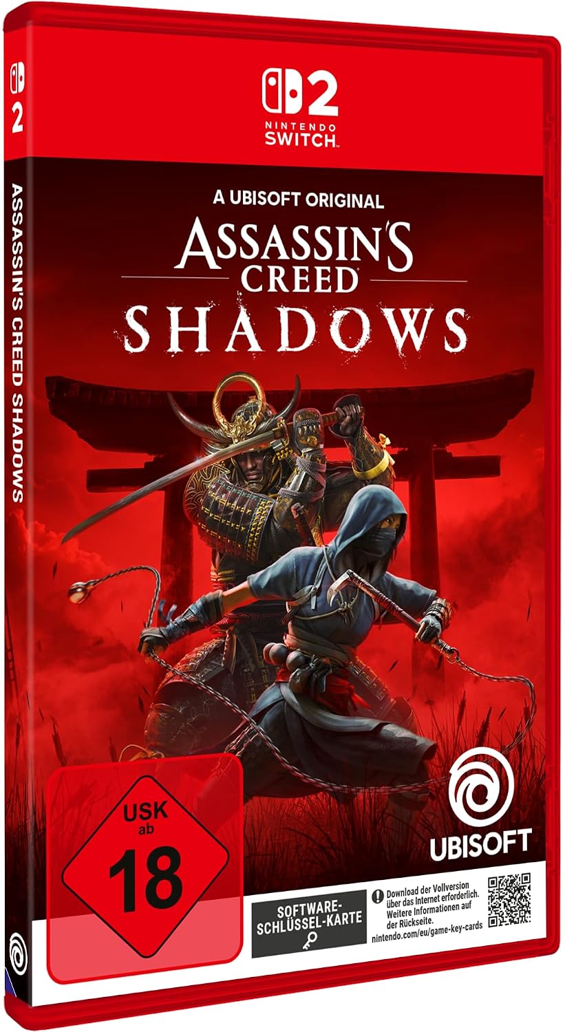 Detalle de Assassin's Creed Shadows – Nintendo Switch 2 Key Card