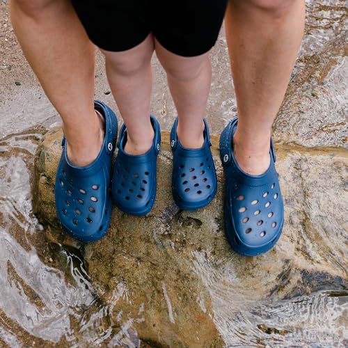 Detalle de Lakeland Active Women's Silloth Lightweight Ventilated Clogs – Navy Blue (3 UK)