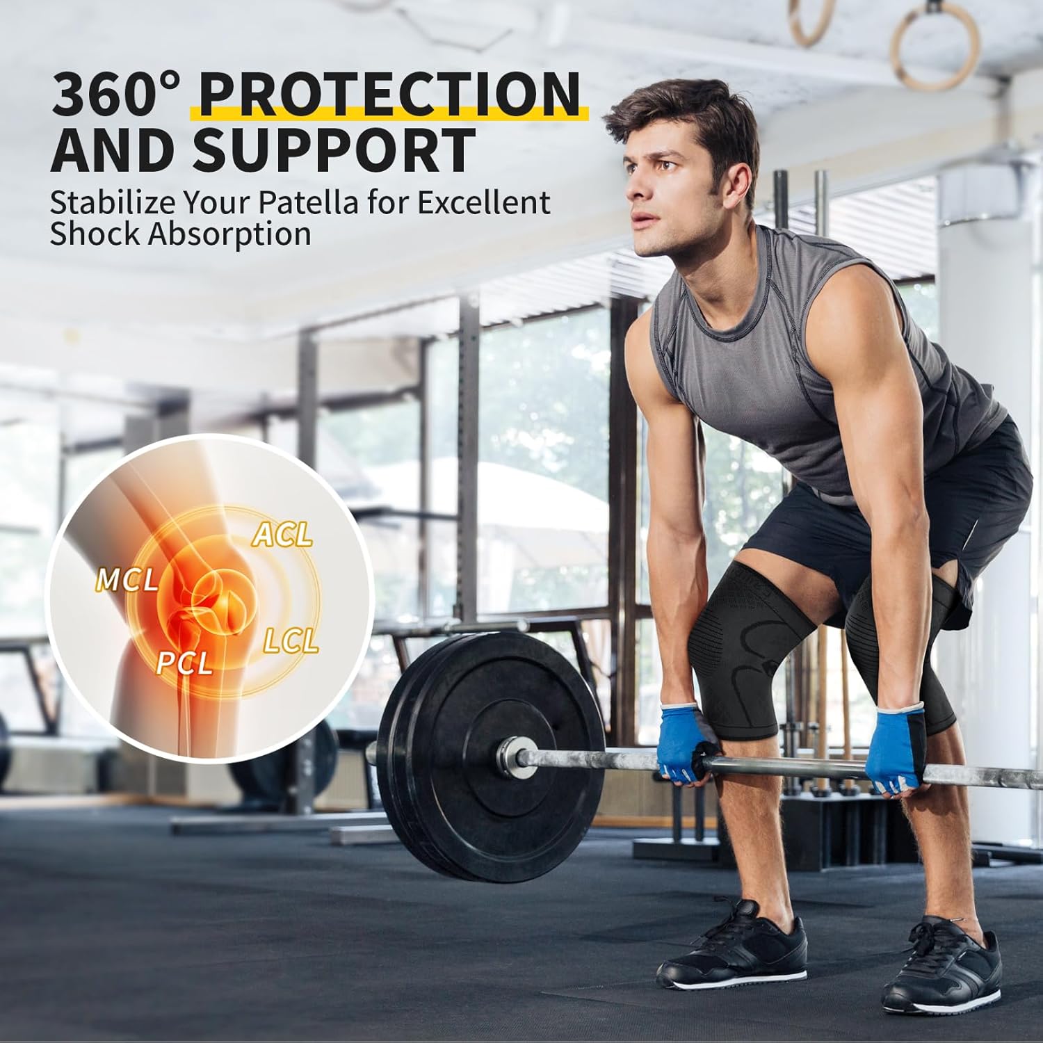 Thumbnail 4 de CAMBIVO 2 Pack Knee Braces Medium 🦵