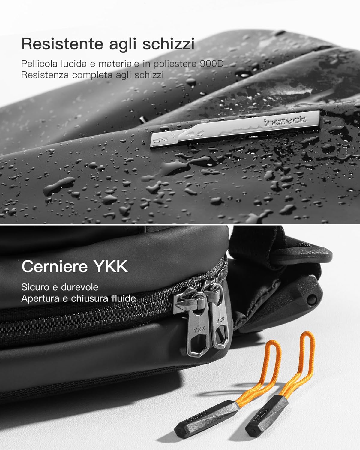 Thumbnail 2 de Inateck Sling Bag X borsa a tracolla resistente agli spruzzi