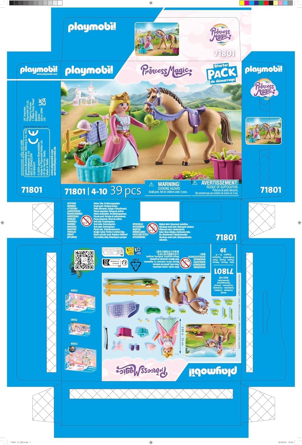 Thumbnail 6 de PLAYMOBIL Princess Magic Prinzessin mit Pferd Spielzeug für Kinder ab 4 Jahren