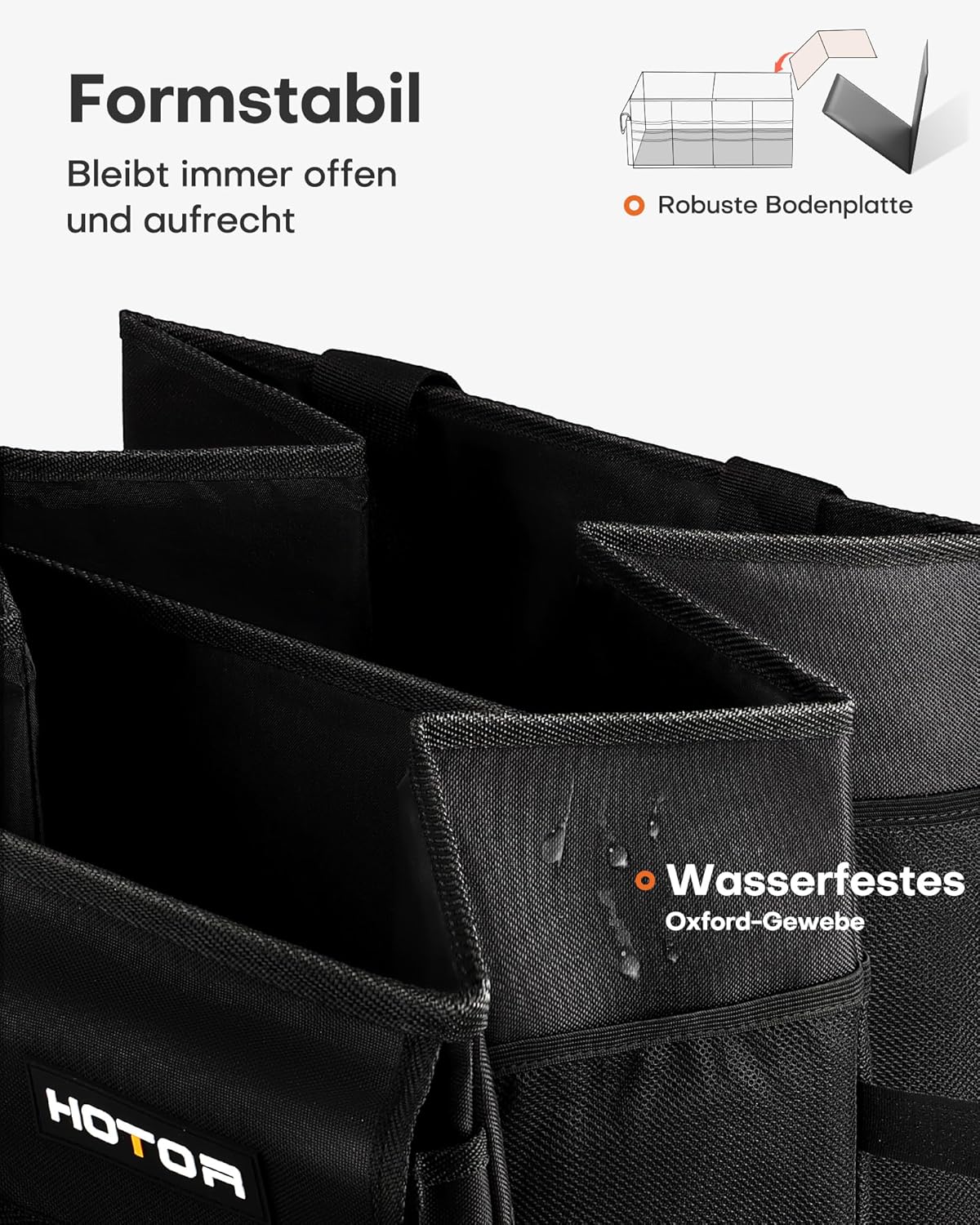 Thumbnail 2 de HOTOR Kofferraum Organizer 54,1×32,0×26,9 cm 🚗