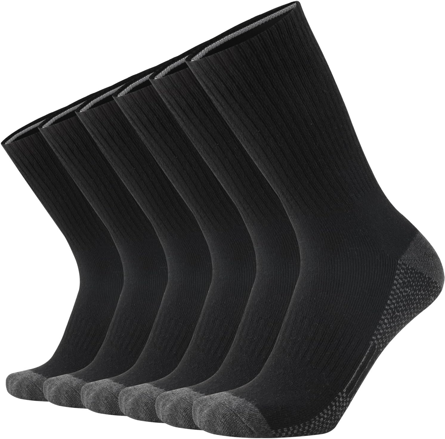 Detalle de ONKE Extra Heavy Full-Foot Crew Work Socks with Steel Toe & Moisture Control (Men’s sizes 9–15)