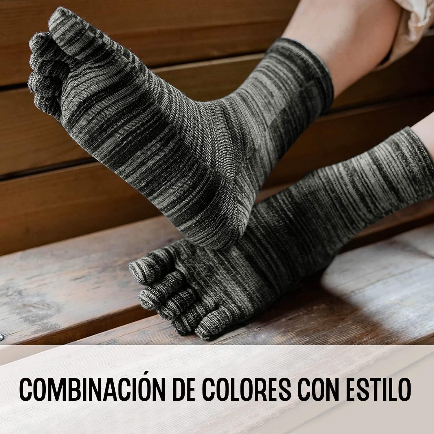 Thumbnail 4 de PUTUO Calcetines dedos 39-44 5 pares