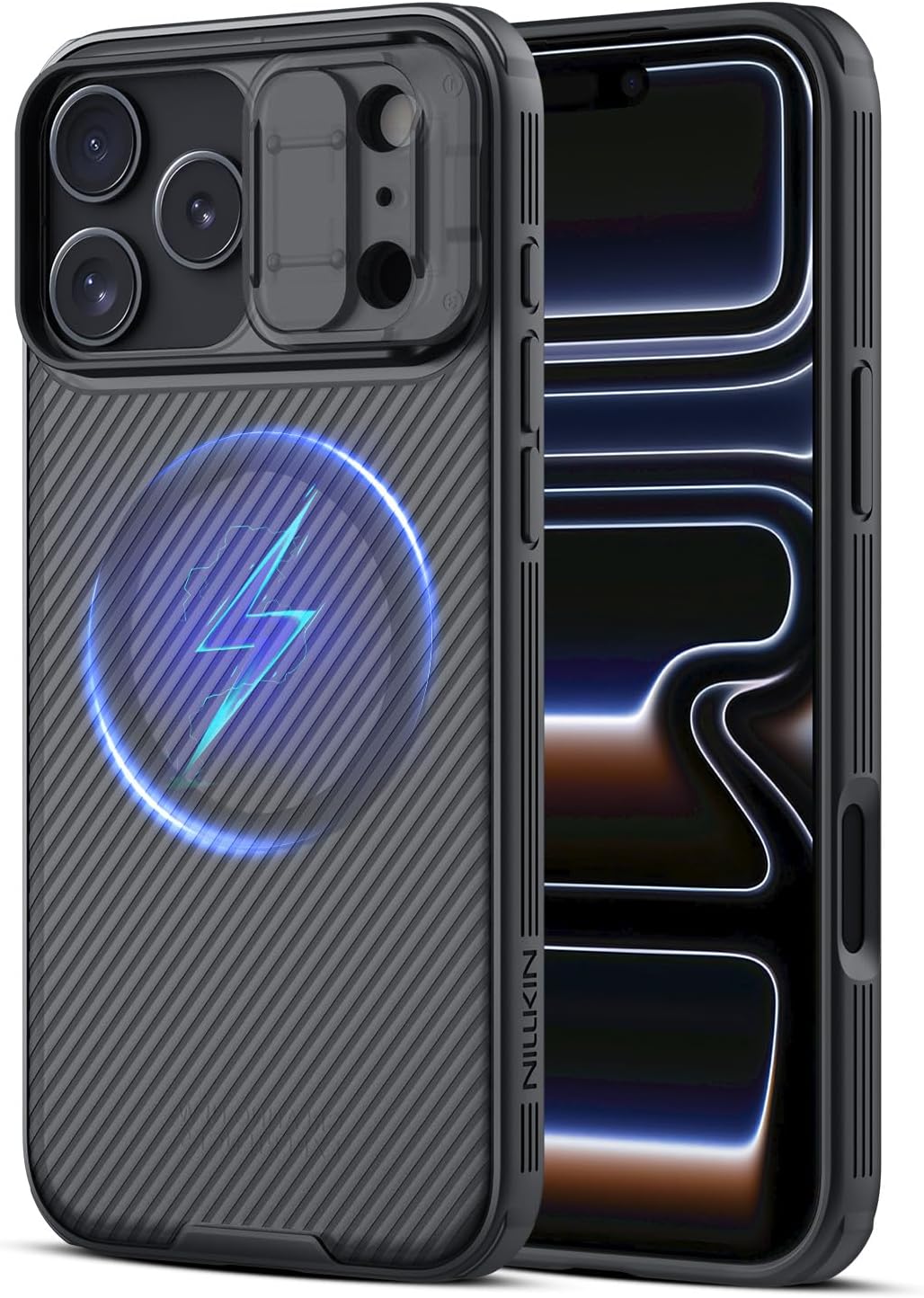 Detalle de Nillkin Magnetische Hülle CamShield Pro Ultra für iPhone 17 Pro (6,7 Zoll) mit MagSafe-Kameraschutz