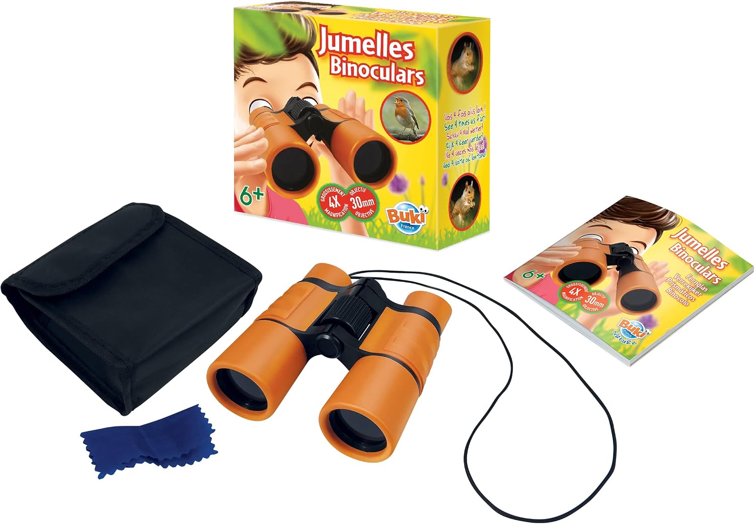 Thumbnail 2 de Buki Kinderfernglas 4x32 mm – Kindergleiches Fernglas mit 4-facher Vergrößerung