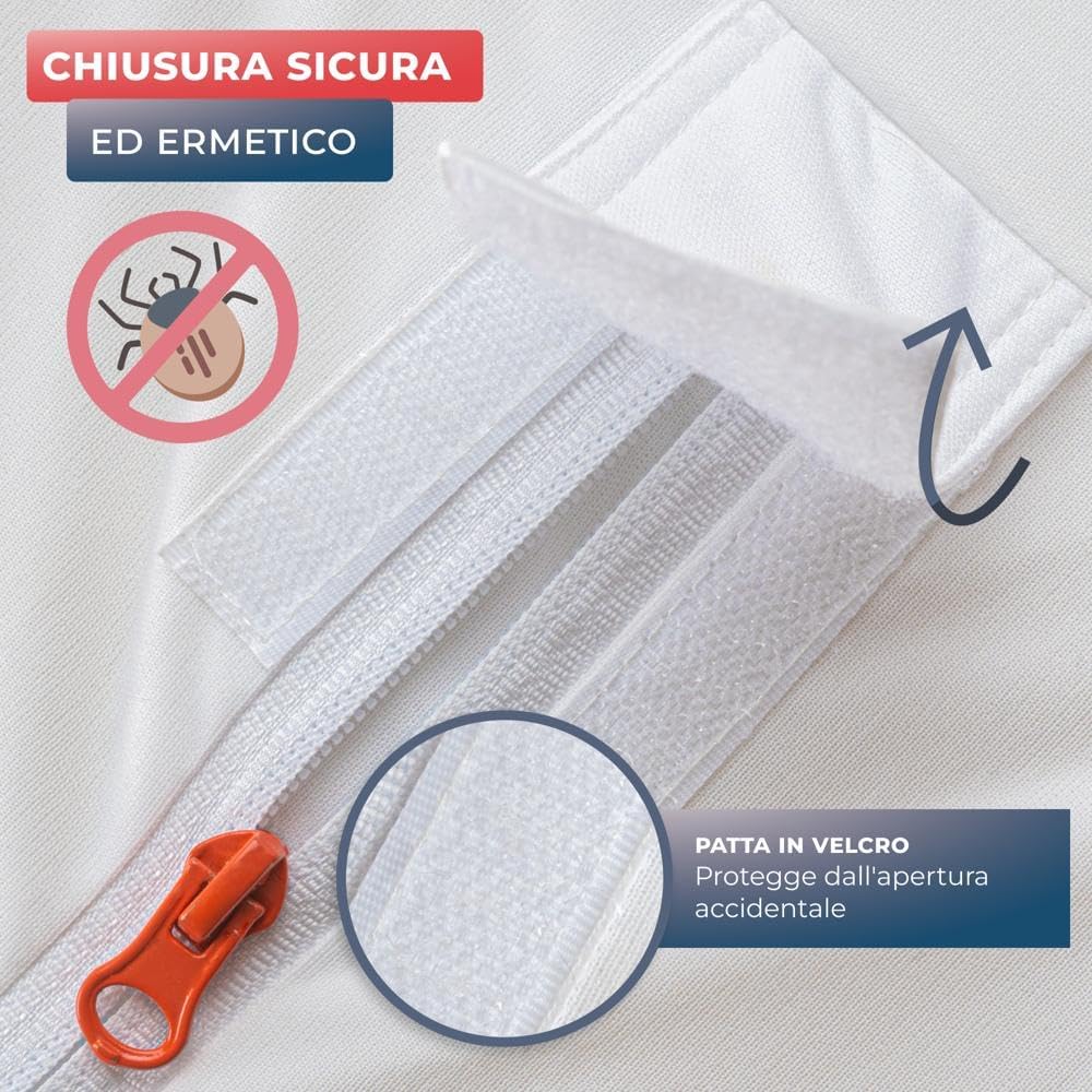 Thumbnail 3 de WRAPPYBAG Coprimaterasso Impermeabile: protezione integrale contro acari, insetti e allergie