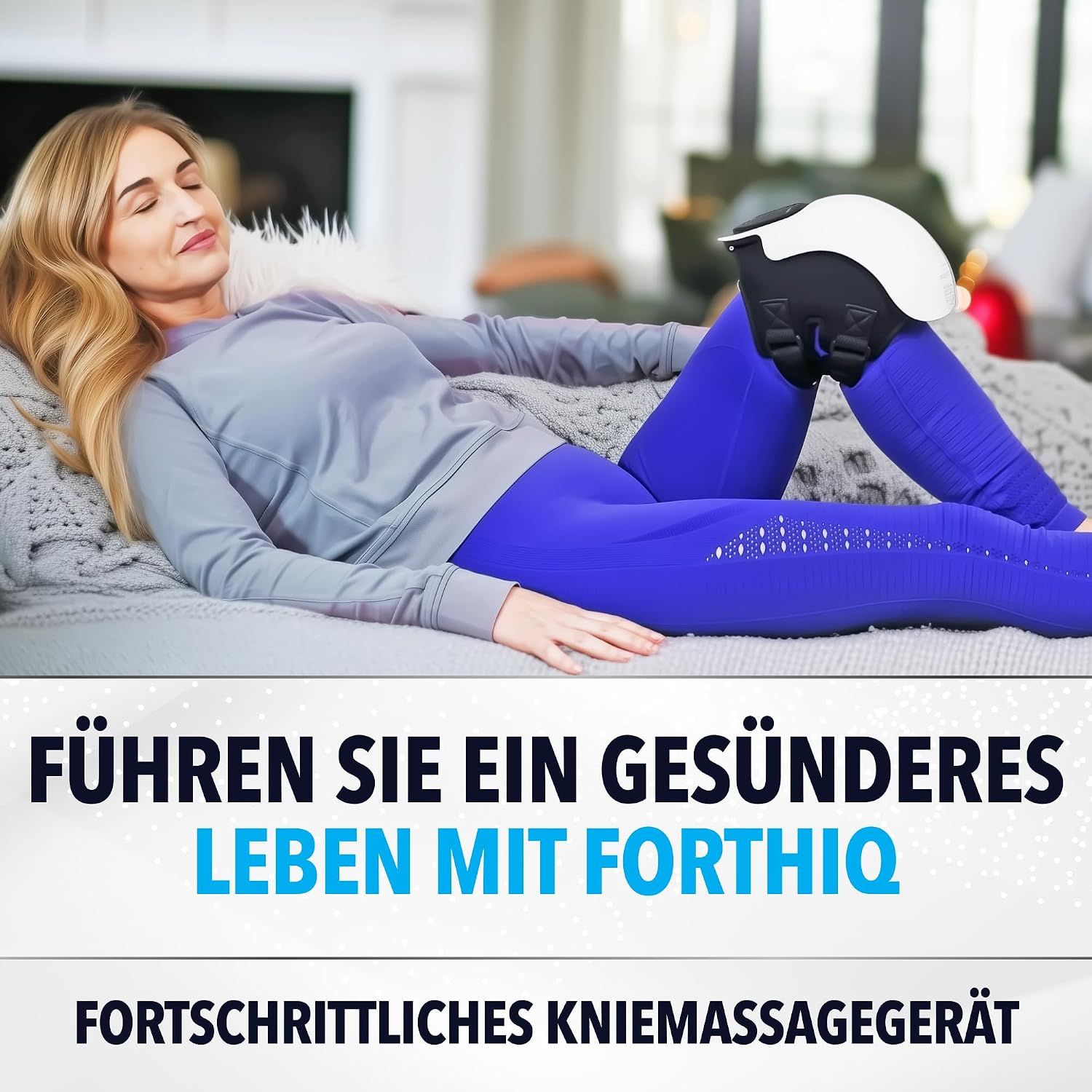Thumbnail 1 de FORTHiQ Knie-Massagegerät 3 Vibrationsstufen