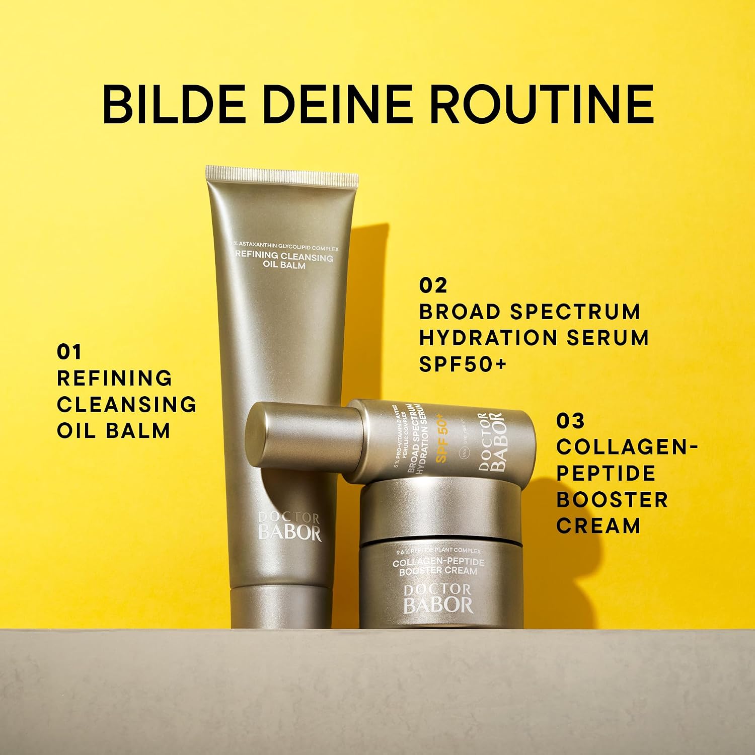 Detalle de DOCTOR BABOR Solar Defense Broad Spectrum Hydration Serum LSF 50+ – Sonnenschutzserum für Gesicht, Hals und Dekolleté (30 ml)