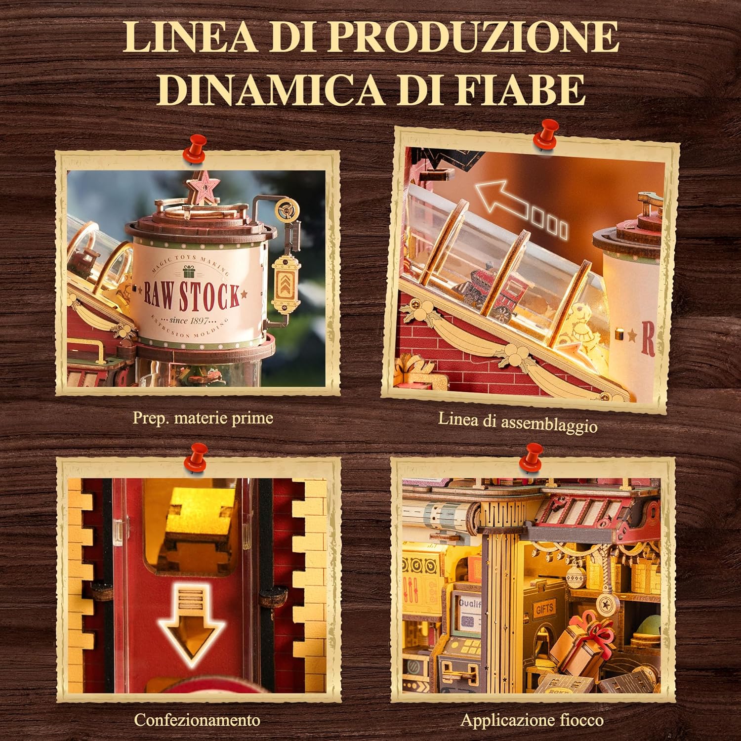 Thumbnail 4 de ROKR Dream Gift Factory Puzzle 3D 449 pezzi