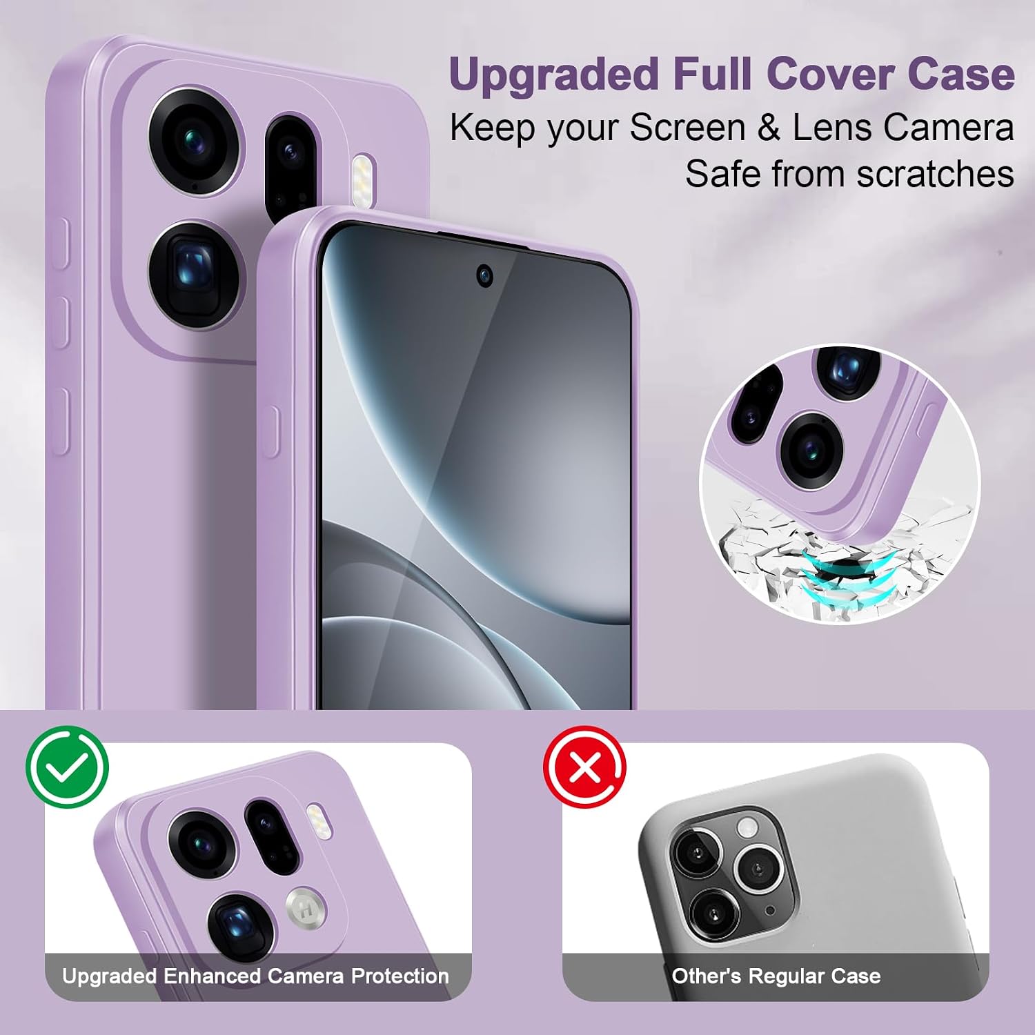 Thumbnail 1 de Btstring Find X9 Pro case in Purple