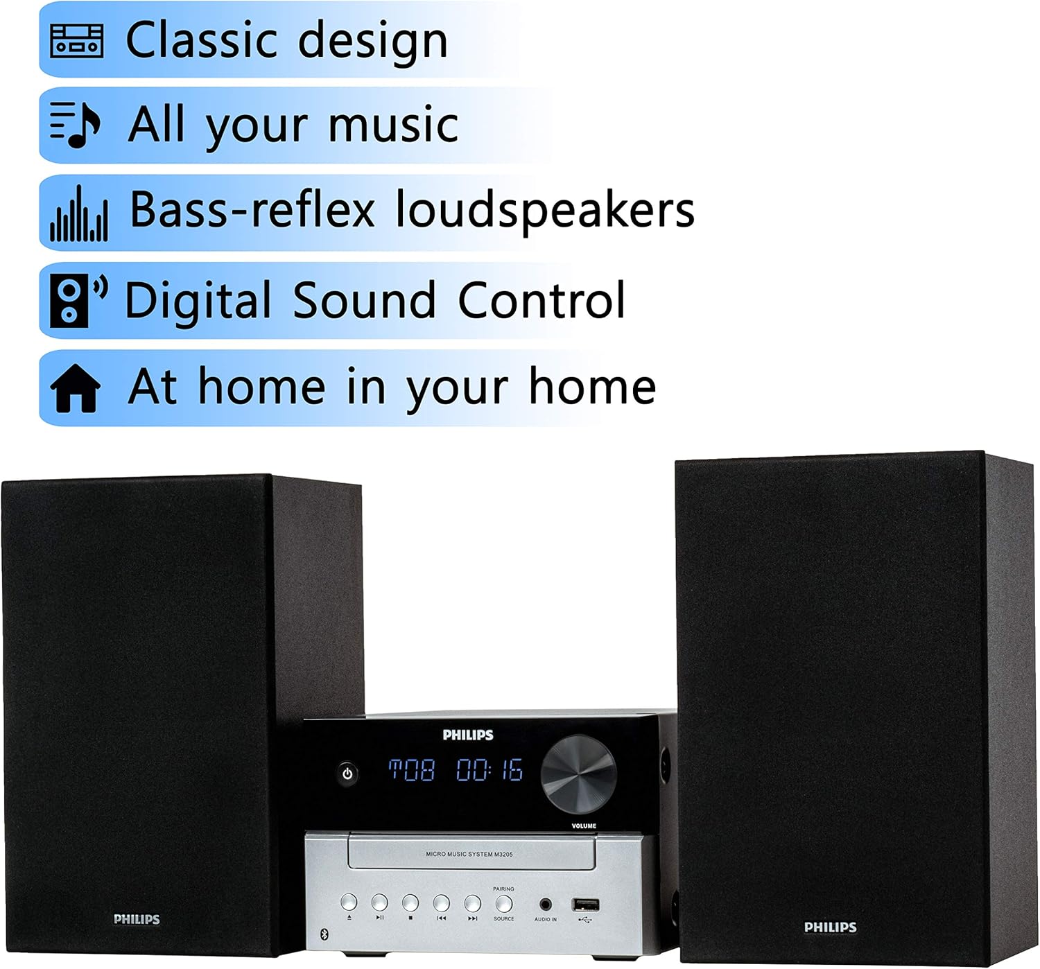 Detalle 2 de Philips Micro Music Sound System 15W