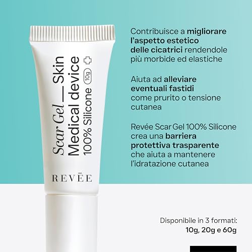 Thumbnail 5 de REVÉE Scar Gel 10g: Gel al Silicone al 100% per cicatrici ipertrofiche e cheloidi