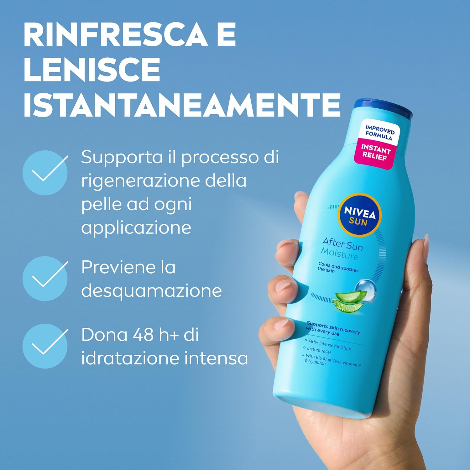 Thumbnail 1 de NIVEA SUN Latte Doposole Hydrate 200 ml