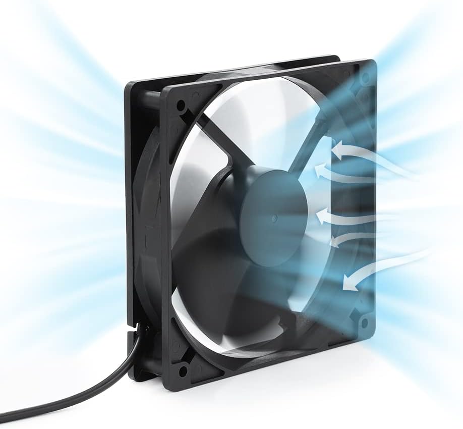 Detalle de SUNYIMA Solar Panel Fan Kit (12W) weatherproof solar exhaust fan for small coops, sheds & greenhouses