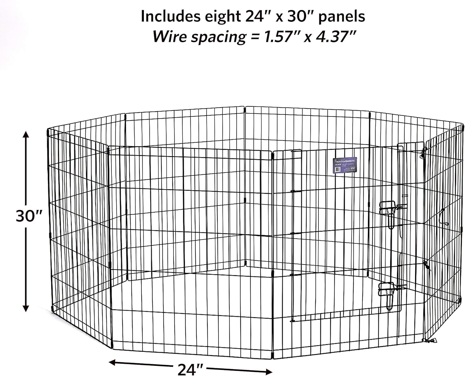 Thumbnail 4 de MidWest Homes for Pets 8-Panel Metal Exercise Pen