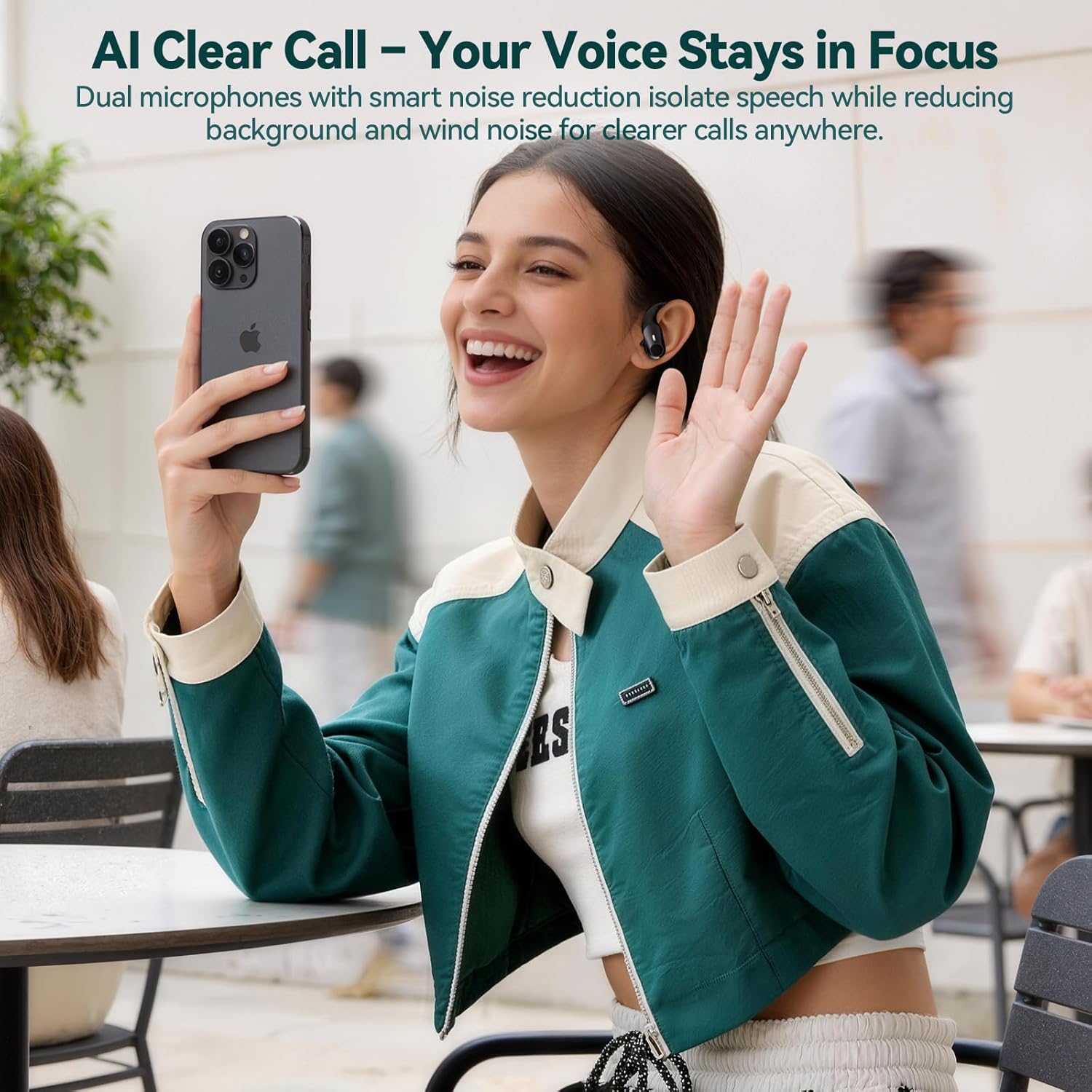 Thumbnail 3 de Active Noise Cancelling Wireless Earbuds (Bluetooth) with 80H Playtime and Power Display Case