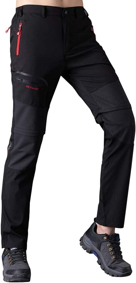 Thumbnail 2 de SANMIO Pantaloni Trekking Uomo Convertibili in Pantaloncini Softshell da Esterno