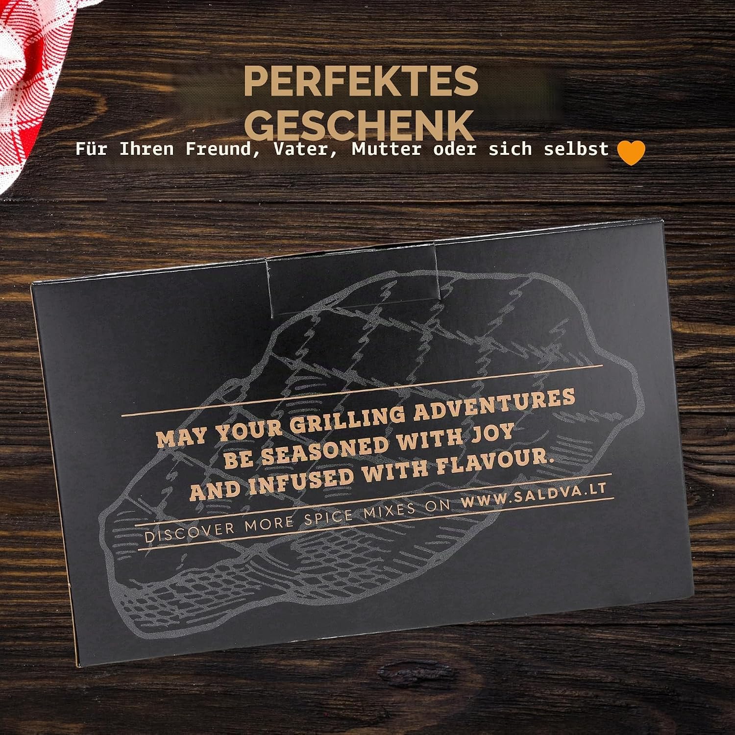 Detalle de Premium BBQ Gewürzset Packung mit 3 🌶