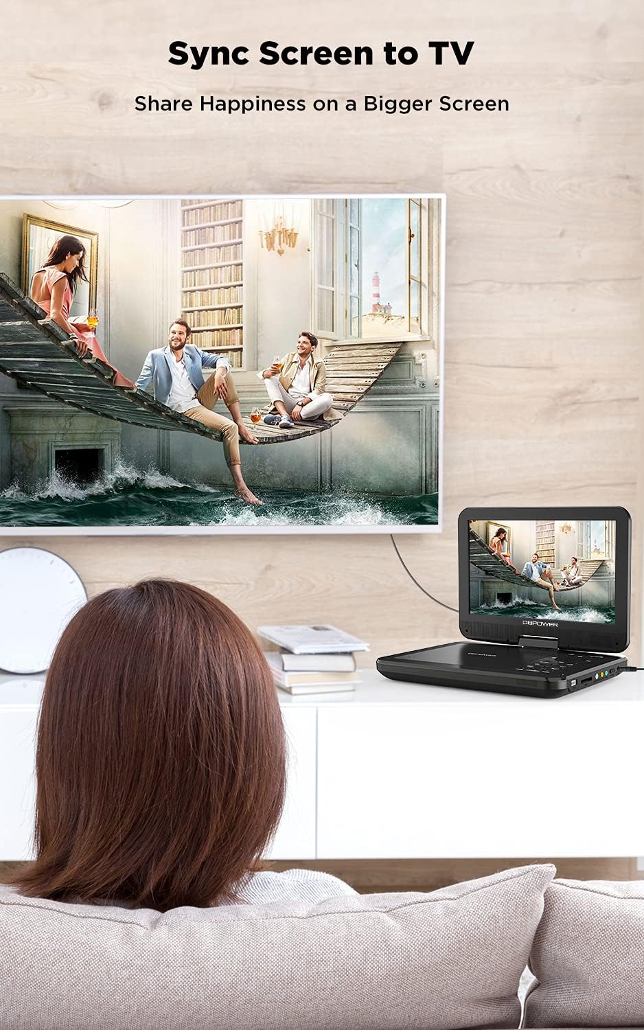 Thumbnail 3 de DBPOWER 12.5" Portable DVD Player 10.5" 📀