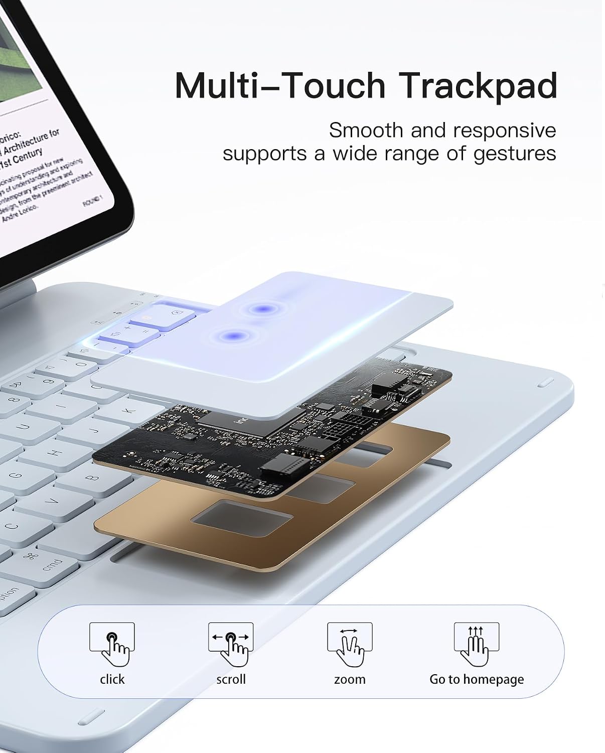 Thumbnail 6 de Inateck iPad Keyboard Case, NeoMagic SE