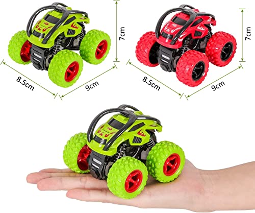 Detalle de m zimoon Monster Truck 4x4 a Traino Inerzia con Salto a 360° – Giocattolo per Bambini 1-8 anni