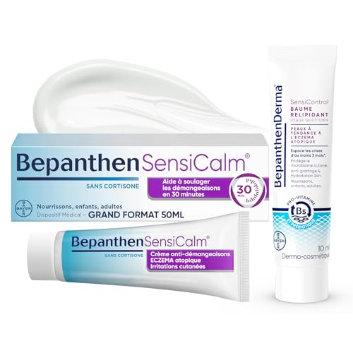 Detalle de BepanthenSensicalm Crème Eczéma Anti-Démangeaisons 50g + Baume 10ml