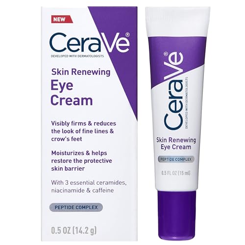 Detalle de CeraVe Eye Cream for Wrinkles with Peptides, Caffeine & Niacinamide, 0.5oz