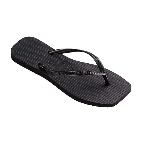 Thumbnail 2 de Havaianas Women's Slim Square Solid Flip Flops, Black (7-8 Medium US) by Havaianas