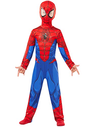 Detalle de Rubie's Spider-Man Classico, costume Marvel con tuta stampata per bambini
