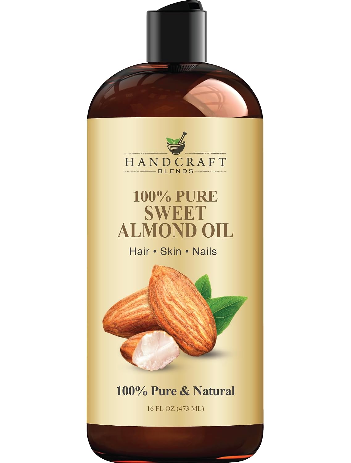 Detalle de Handcraft Blends Sweet Almond Oil 16oz 🛀