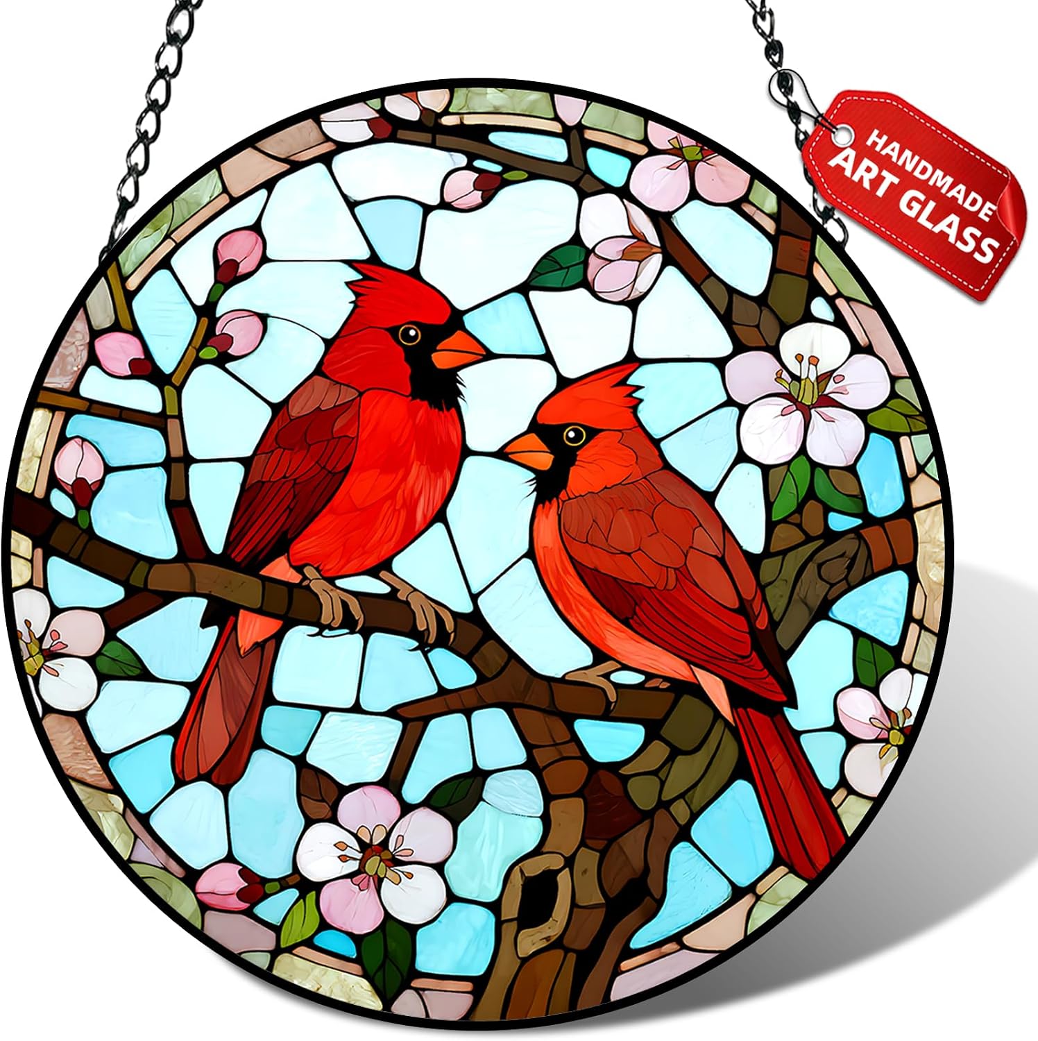 Thumbnail 6 de Hummingbird Stained Glass Suncatcher 6.3-Inch