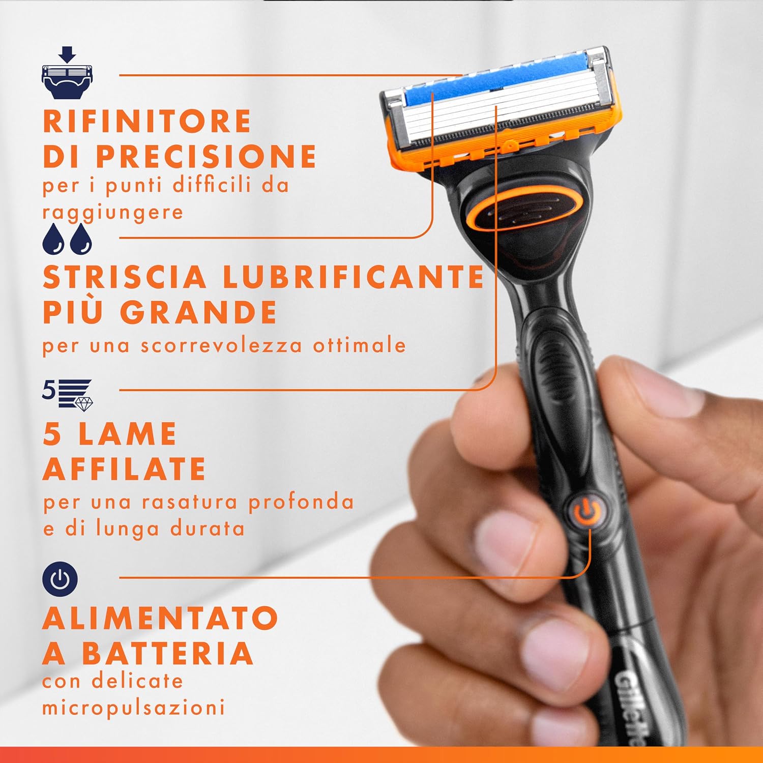 Thumbnail 5 de Gillette Fusion 5 12 lamette per rasoio manuale 🪒