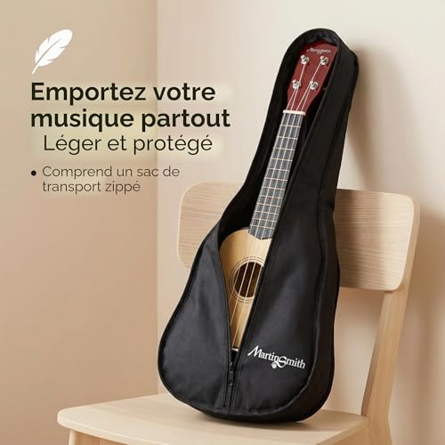 Thumbnail 6 de Martin Smith Ukulélé Soprano 21 Pouces – Set Débutant Naturel