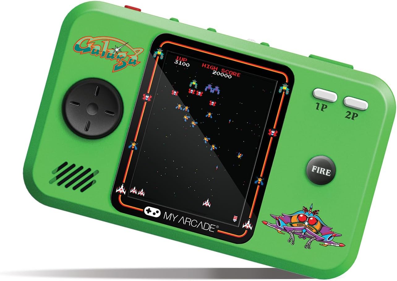 Detalle 2 de MY ARCADE Pocket Player PRO – konsola kieszonkowa Galaga i Galaxian, ekran 2,7 cala