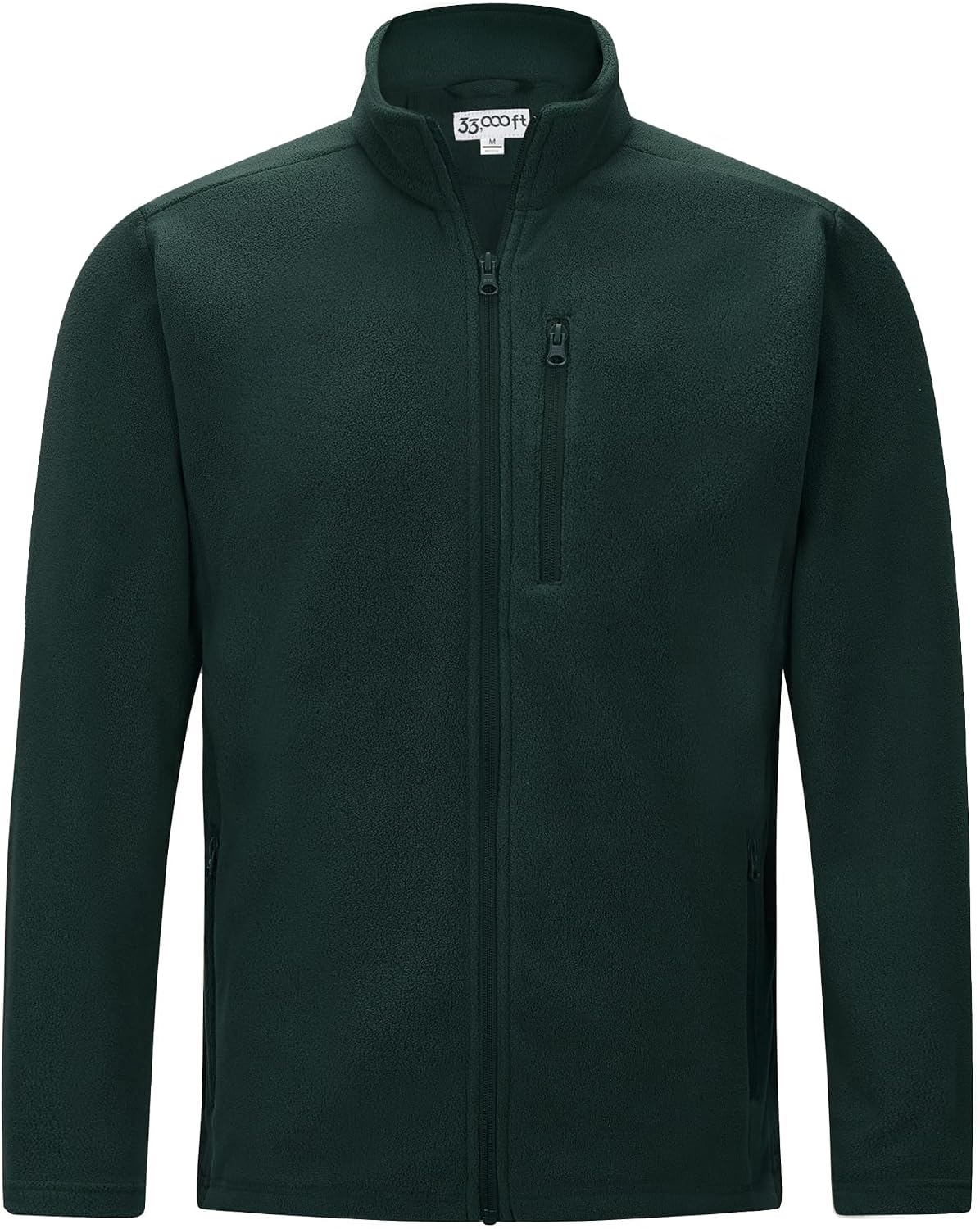 Thumbnail 6 de 33,000ft Herren Fleecejacke Stehkragen – warme, leichte Übergangsjacke