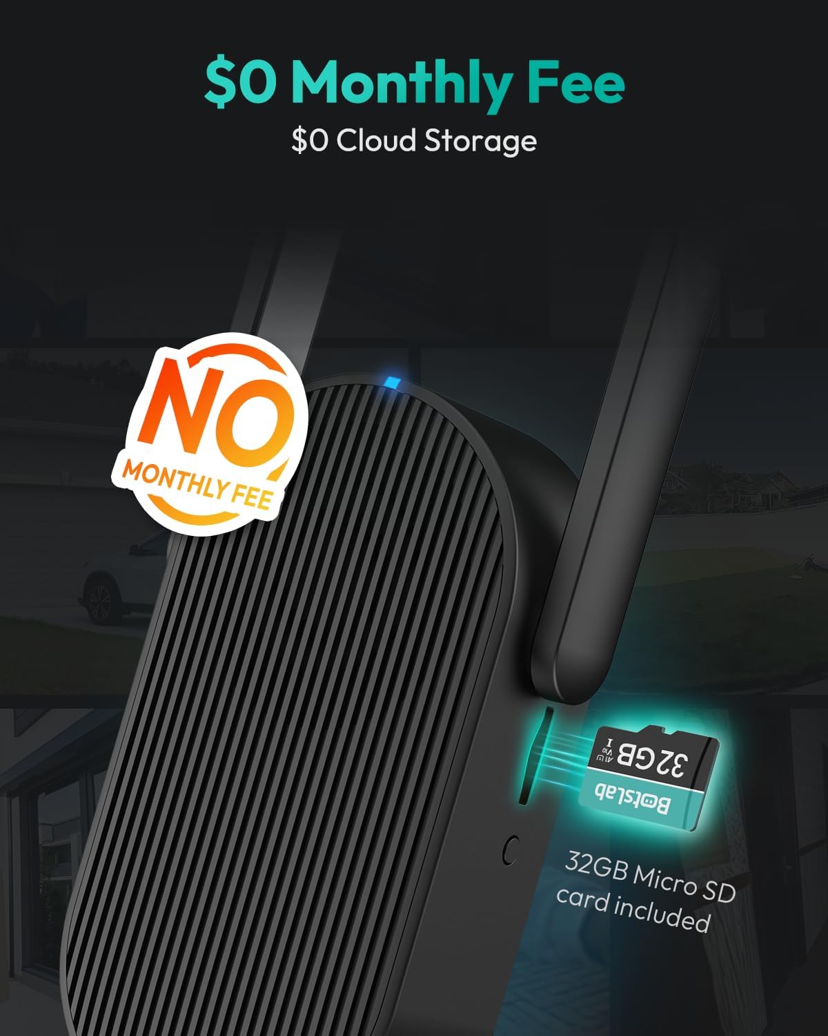 Detalle 2 de BOTSLAB 5MP Video Doorbell Camera 150‑Day Battery