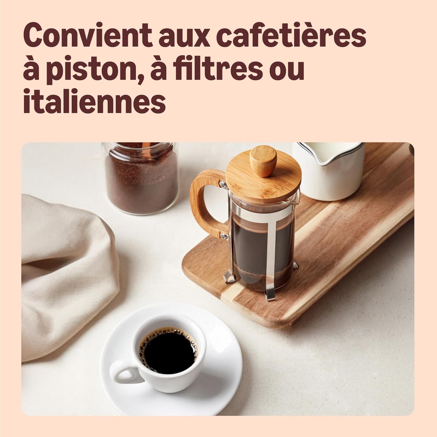 Detalle 2 de By Amazon Café torréfié Colombien – Café moulu, torréfaction moyenne, 227 g